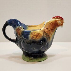 Vintage Tony Wood Pottery Chicken Rooster Tea Pot - Staffordshire England